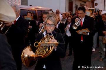  Procesión sin presencia policial en Ojos de Garza (Foto TA)